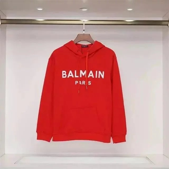 Balmain Hoodies & Sweatshirts Logo Pullover Hoodie — Style 2