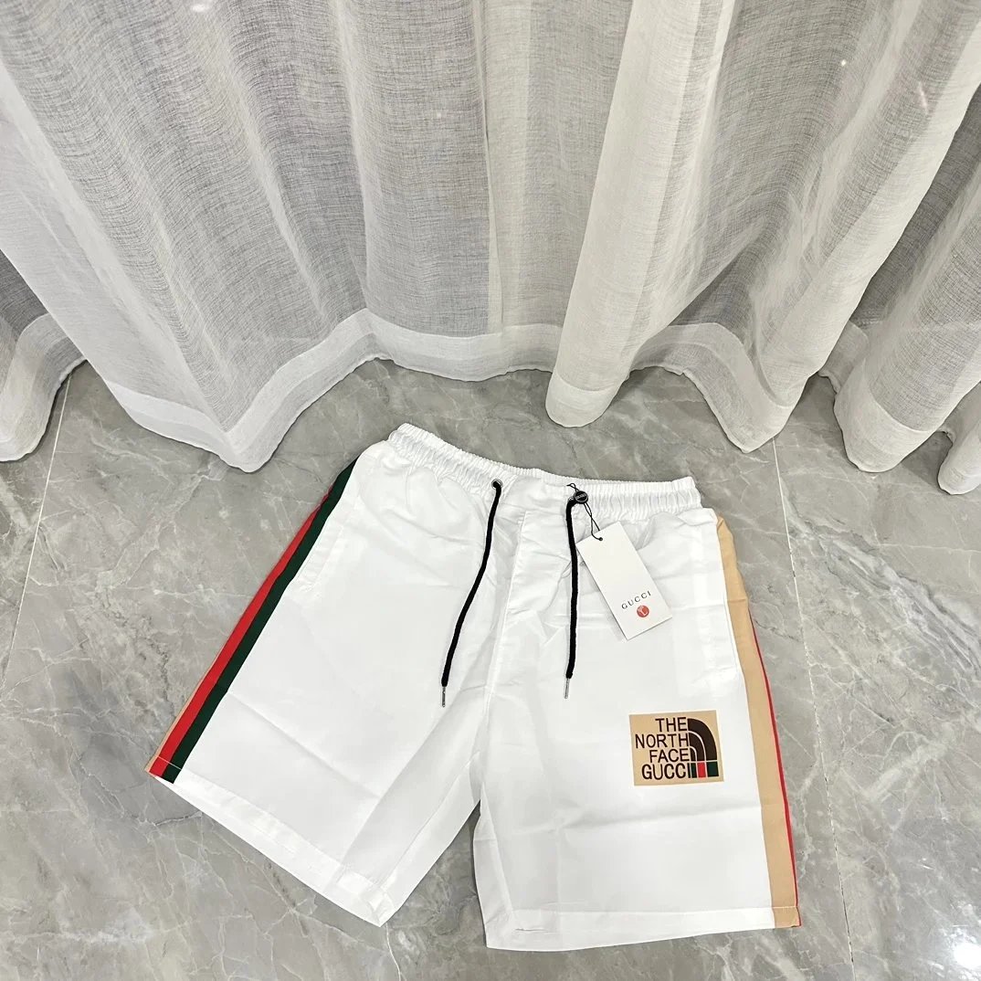 Gucci Shorts Drawstring with logo-print or side-stripe designs — MMJ-5
