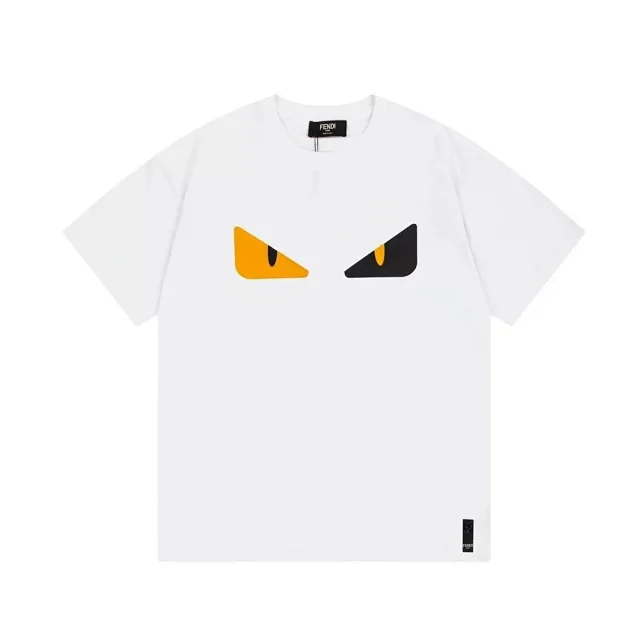 Fendi T-Shirts Short-Sleeve Graphic T-Shirt product detail image 9