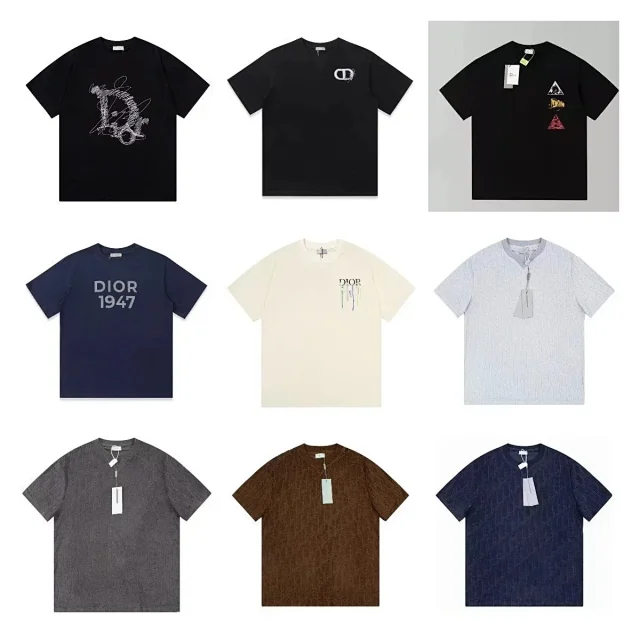 Dior T-Shirts Monogram Jacquard Crew-Neck T-Shirt product detail image 2