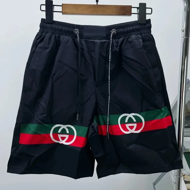 Gucci Shorts Drawstring with logo-print or side-stripe designs product detail image 9