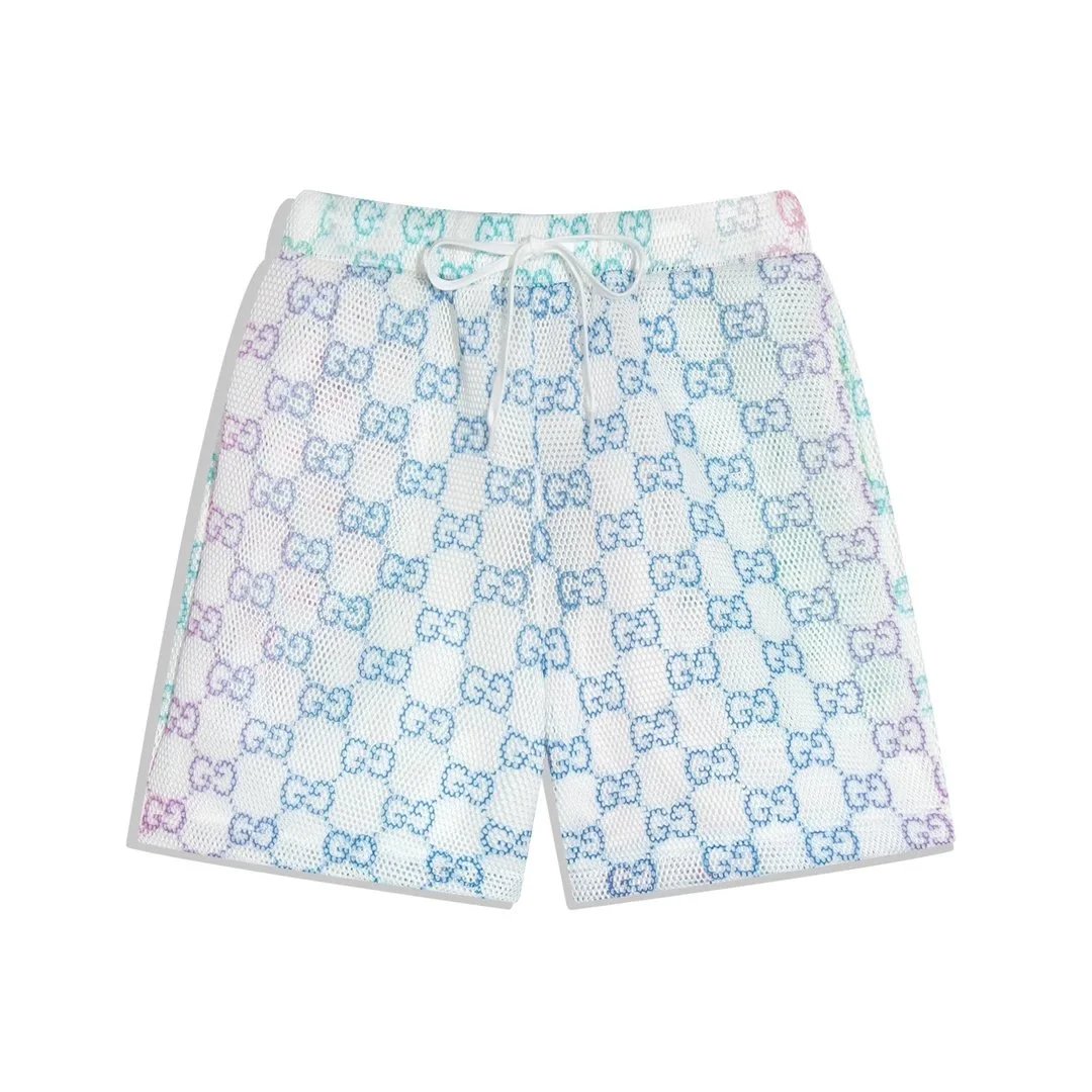 Gucci Shorts Drawstring with logo-print or side-stripe designs — MMJ-30