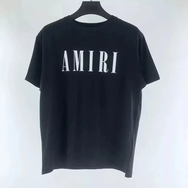 AMIRI T-Shirts Short-Sleeve Logo Graphic T-Shirt product detail image 8