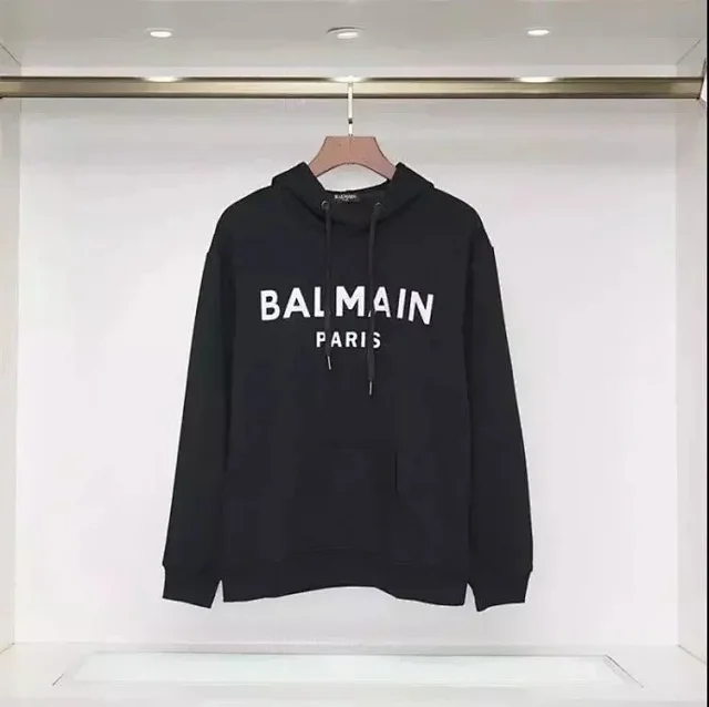 Balmain Hoodies & Sweatshirts Logo Pullover Hoodie product detail image 1