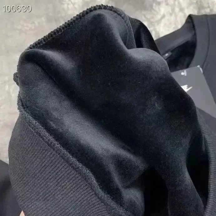 1:1 Batch 秋冬新款刺绣圆领套头长袖卫衣印花百搭女潮ins加绒卫衣