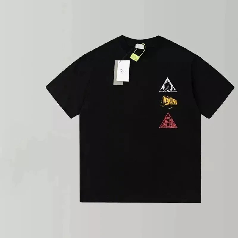 Dior T-Shirts Monogram Jacquard Crew-Neck T-Shirt — gp-007