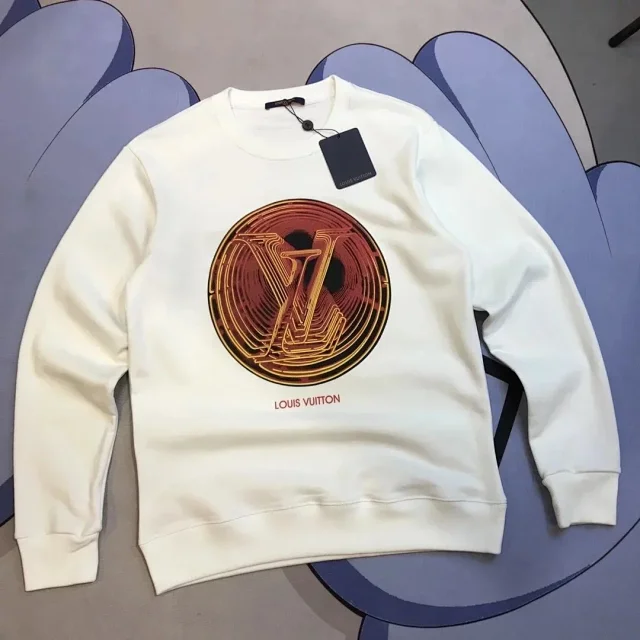 Louis Vuitton Hoodies & Sweatshirts Crewneck Logo Graphic Sweatshirt product detail image 7