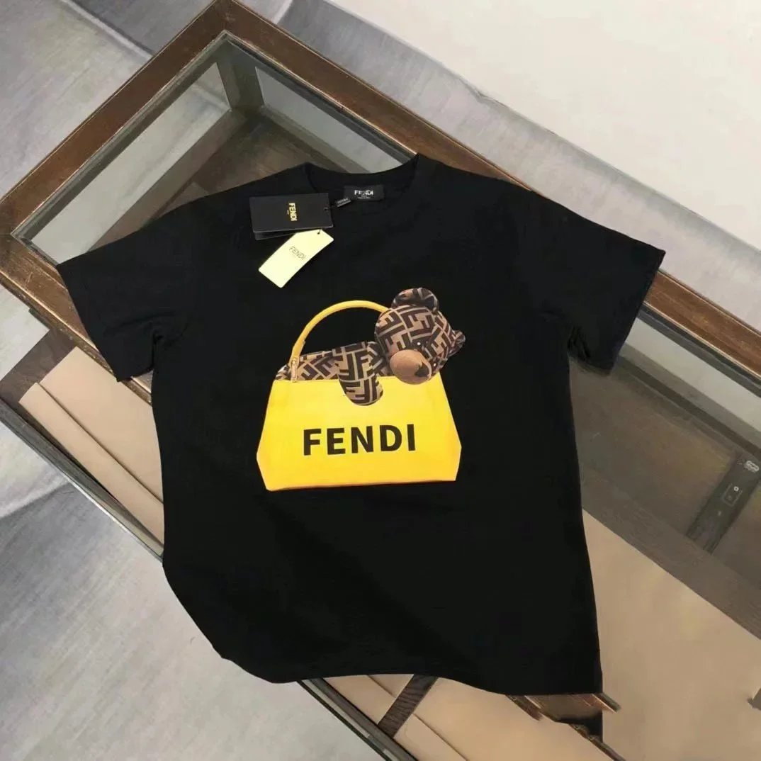 Fendi T-Shirts Short-Sleeve Graphic T-Shirt — Style 7