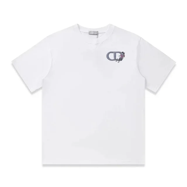 Dior T-Shirts Monogram Jacquard Crew-Neck T-Shirt product detail image 19