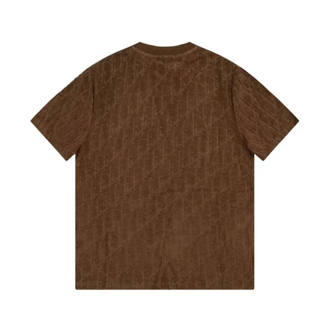 Dior T-Shirts Monogram Jacquard Crew-Neck T-Shirt product detail image 4