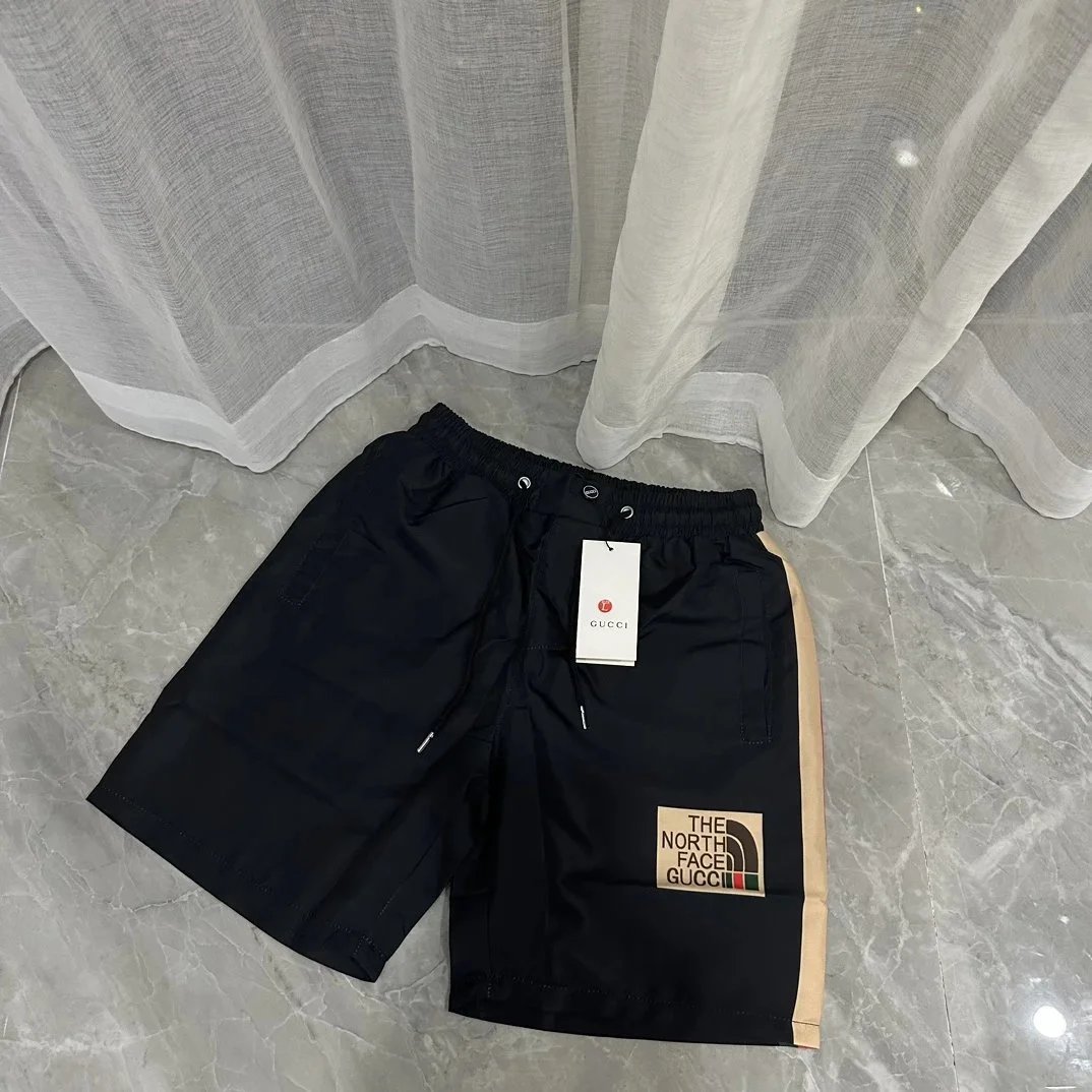 Gucci Shorts Drawstring with logo-print or side-stripe designs — MMJ-6
