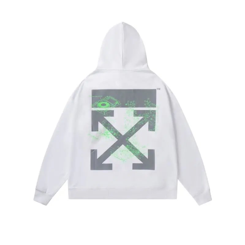 1:1 Batch Basic Arrow 3D Print Hooded Sweatshirt