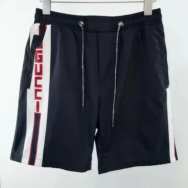 Gucci Shorts Drawstring with logo-print or side-stripe designs product detail image 5