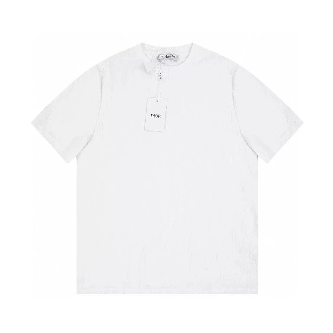 Dior T-Shirts Monogram Jacquard Crew-Neck T-Shirt — gp-white