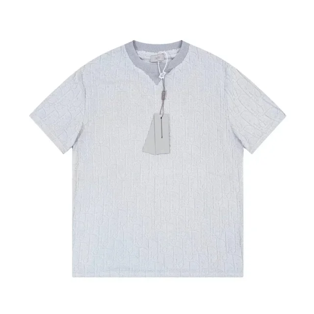 Dior T-Shirts Monogram Jacquard Crew-Neck T-Shirt product detail image 10
