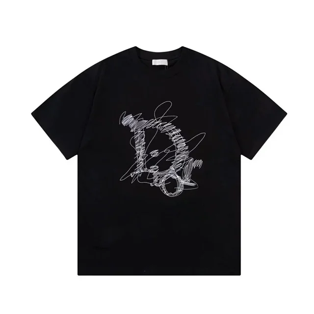 Dior T-Shirts Monogram Jacquard Crew-Neck T-Shirt product detail image 15