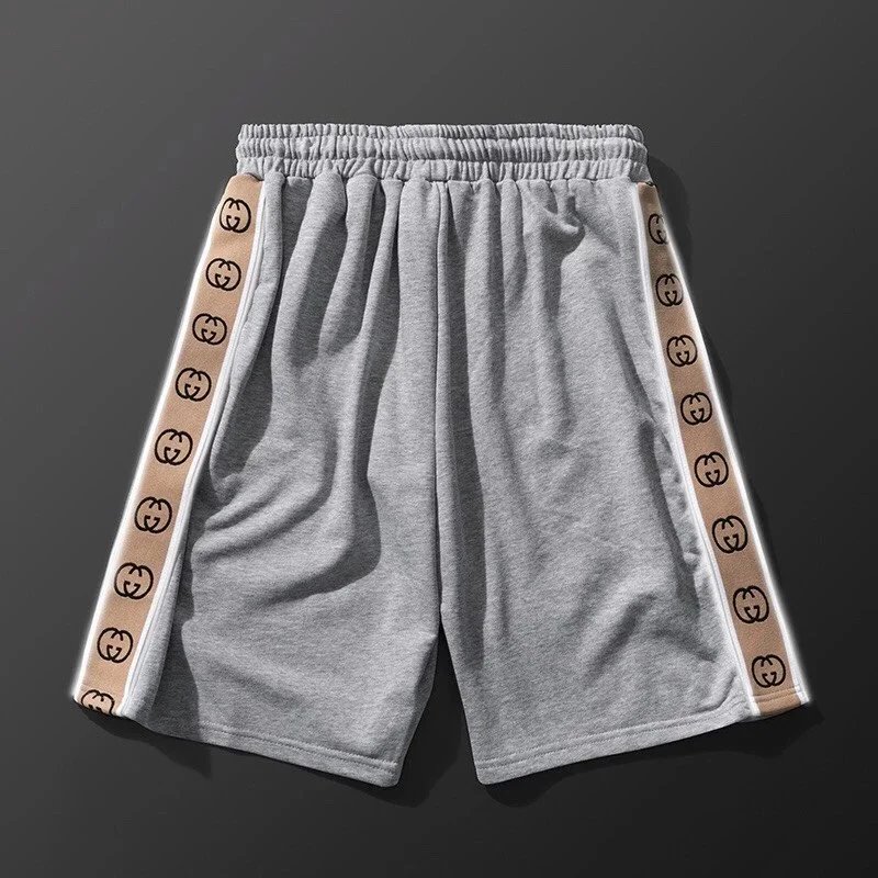Gucci Shorts Drawstring with logo-print or side-stripe designs — MMJ-2