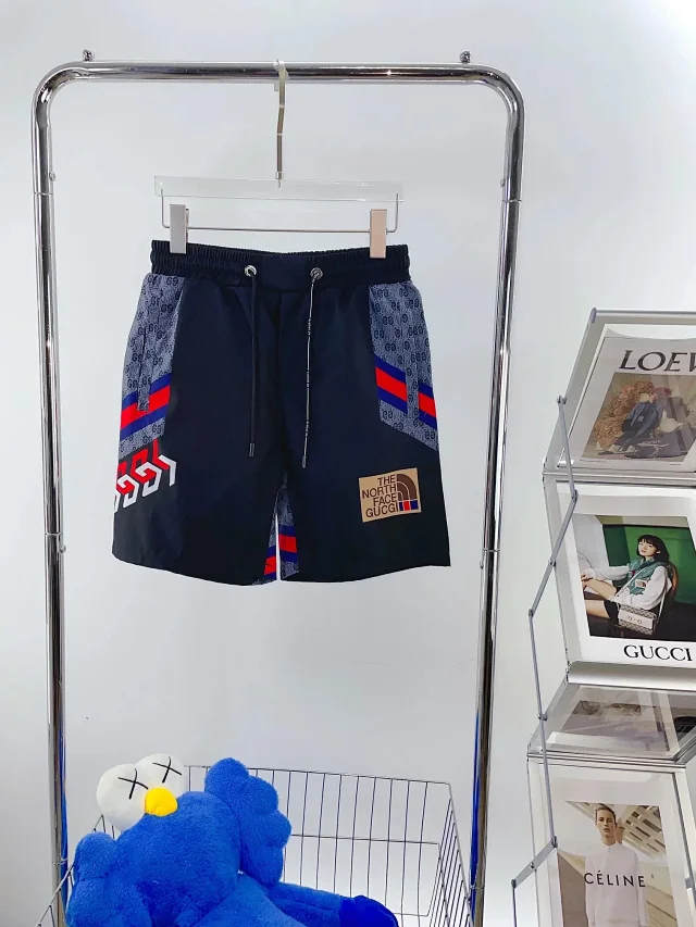 Gucci Shorts Drawstring with logo-print or side-stripe designs product detail image 12