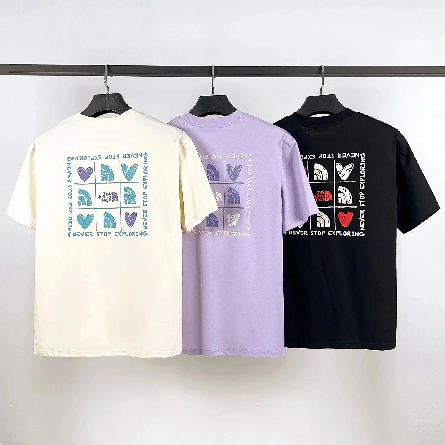 The North Face T-Shirts Short-Sleeve Logo Print image 7
