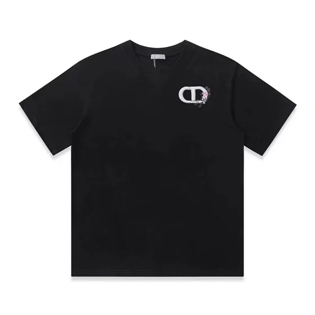 Dior T-Shirts Monogram Jacquard Crew-Neck T-Shirt product detail image 18