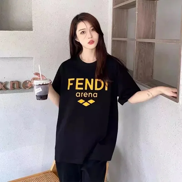 Fendi T-Shirts Short-Sleeve Graphic T-Shirt product detail image 8