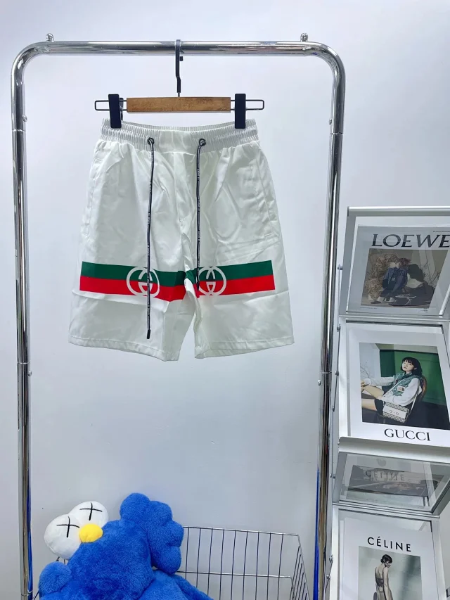 Gucci Shorts Drawstring with logo-print or side-stripe designs product detail image 10