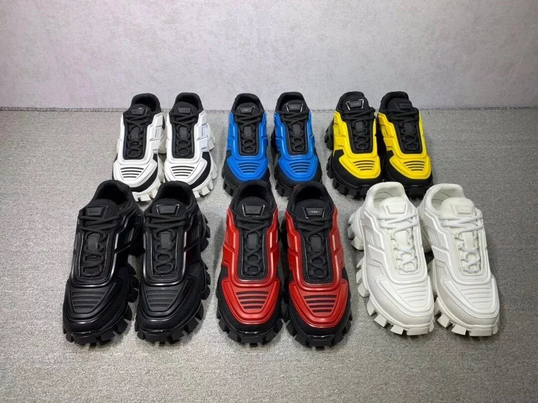 P家  变形金刚情侣款厚底鞋顶级版本2023年早春Cloudbust Thunder 机器人运动鞋老爹鞋 变形金刚厚底休闲鞋 坦克鞋透气增高运动鞋男鞋 女鞋 情侣鞋