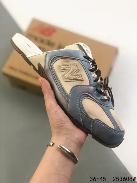 New Balance 990v6 Mule Blue Beige Sneaker - 1