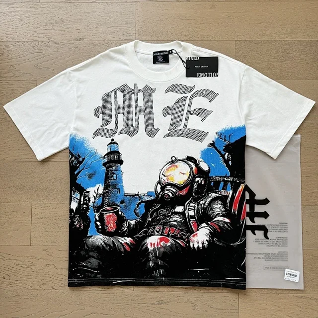 Mixed Emotion T-Shirts Graphic Print Crew Neck product detail image 13