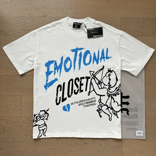 Mixed Emotion T-Shirts Graphic Print Crew Neck product detail image 37