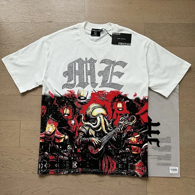 Mixed Emotion T-Shirts Graphic Print Crew Neck product detail image 16