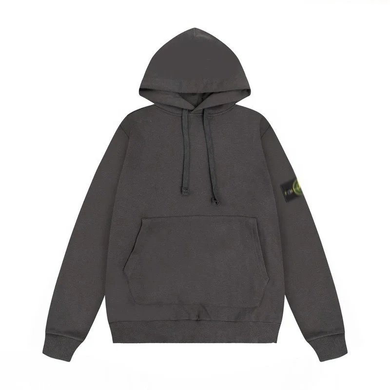 Dark gray hooded