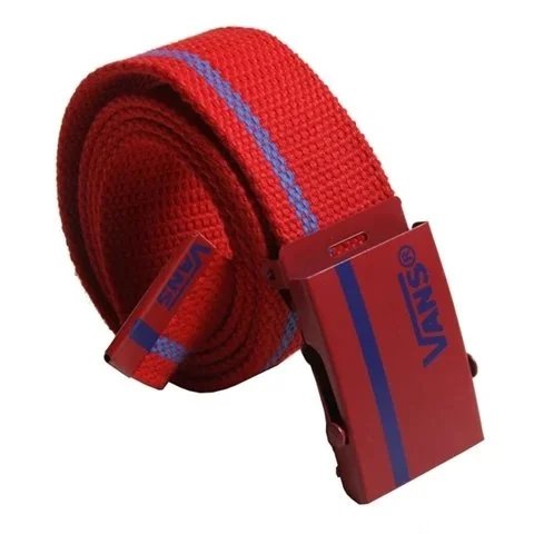 Superdry Stripe Canvas Belt Navy Orange White - 6