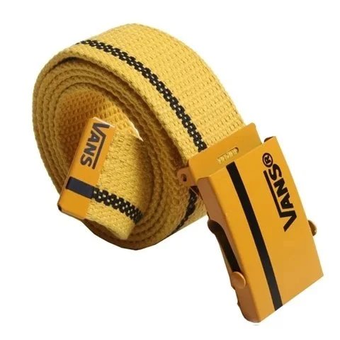 Superdry Stripe Canvas Belt Navy Orange White - 7