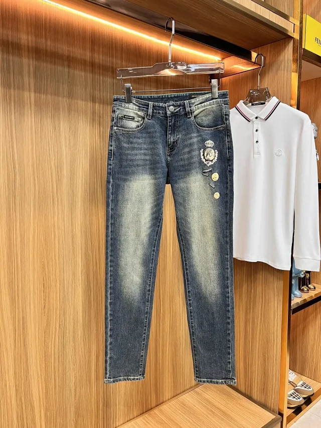 Louis Vuitton Jeans Straight-Leg Five-Pocket product detail image 7