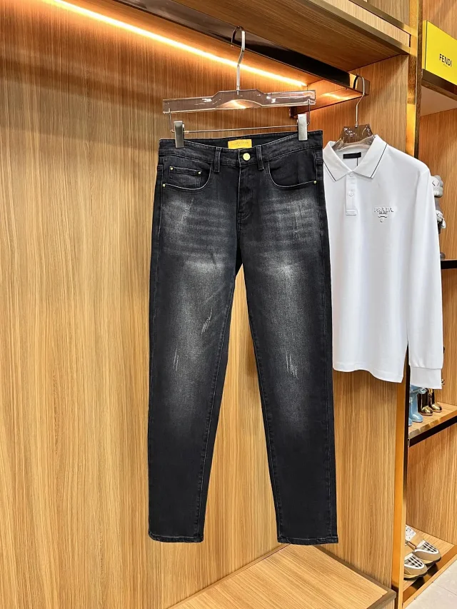 Louis Vuitton Jeans Straight-Leg Five-Pocket product detail image 3
