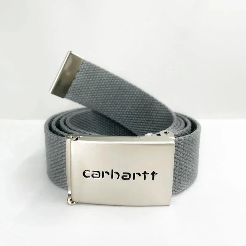 Carhartt Work In Progress Canvas Belt Gray