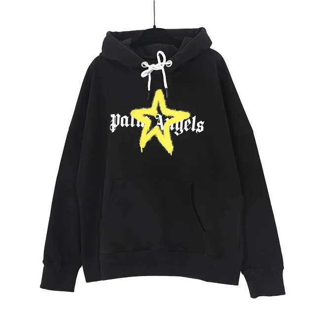 Palm Angels Hoodies & Sweatshirts Graphic Print Pullover Hoodie product detail image 7