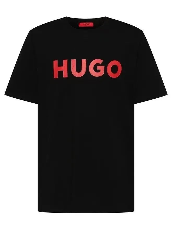 HUGO 雨果博斯 短袖T恤衫025新款印短袖t恤衫潮男外贸纯棉跨境 5