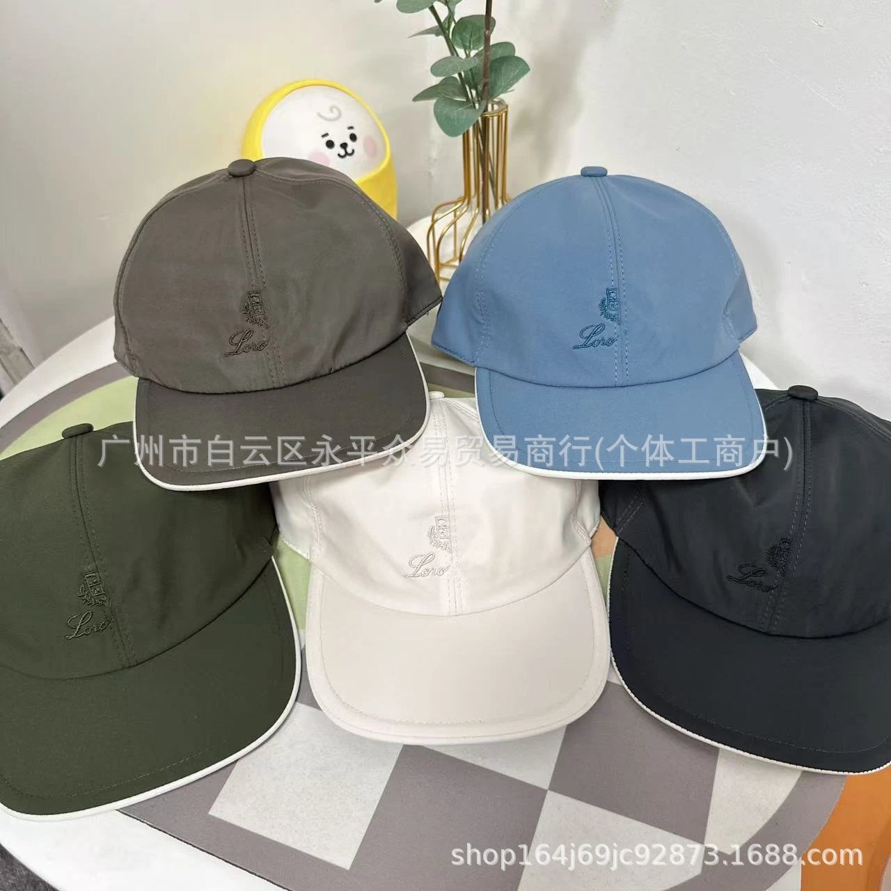 Original foreign trade order: European and American soft top hat, new high-quality duckbill hat, versatile solid color baseball cap, men's and women's sun hat
