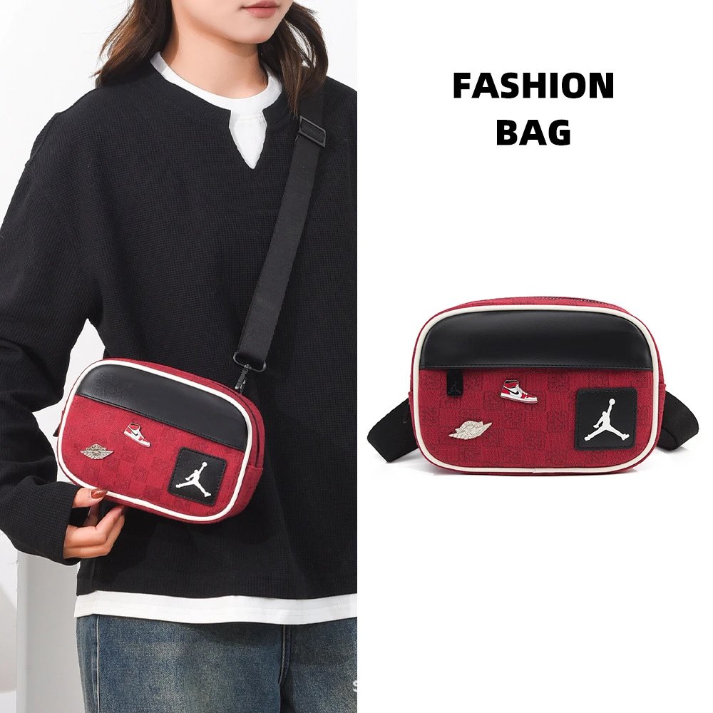 JD Fashion Checkerboard Pattern Small Square Bag Casual Versatile Crossbody Bag Lightweight Large Capacity Shoulder Bag