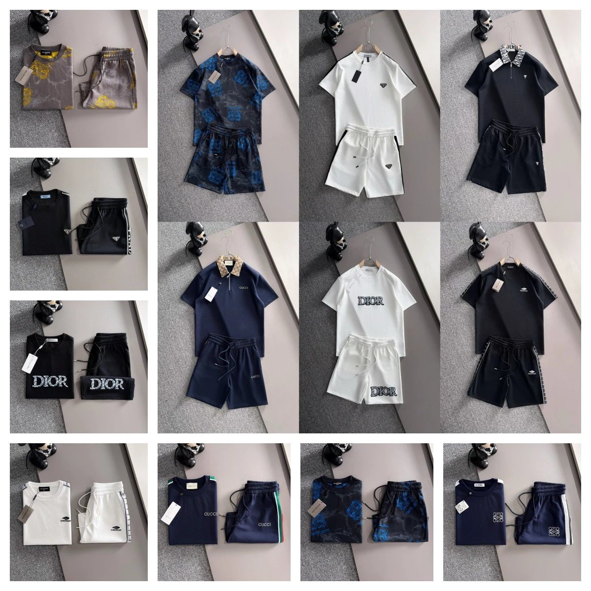 New collection of Digupba’s casual shorts and short-sleeved suits