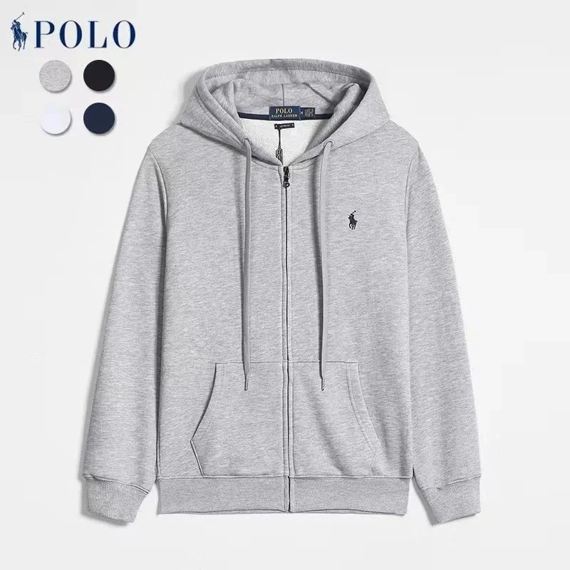 Gray Zip-Up Sweatshirt