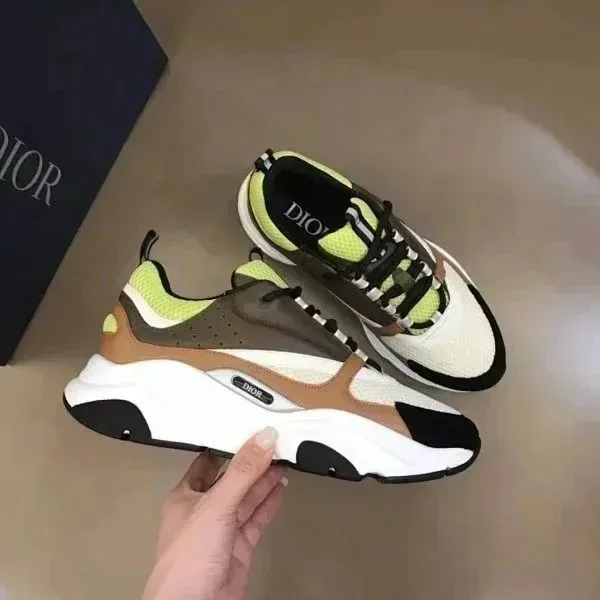Dior B23 Low Multicolor Chunky Sneakers - 1