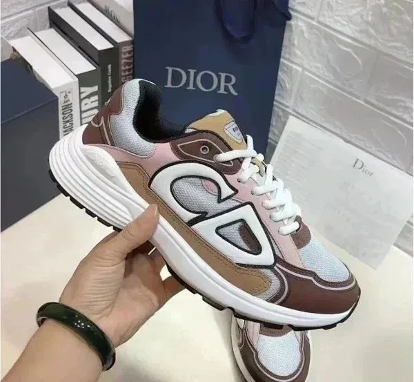 Dior B23 Low Multicolor Chunky Sneakers - 1
