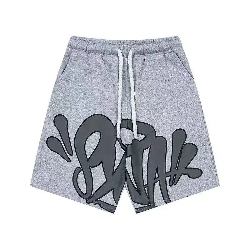 Graffiti Print T-Shirt And Shorts Set Multicolor Streetwear