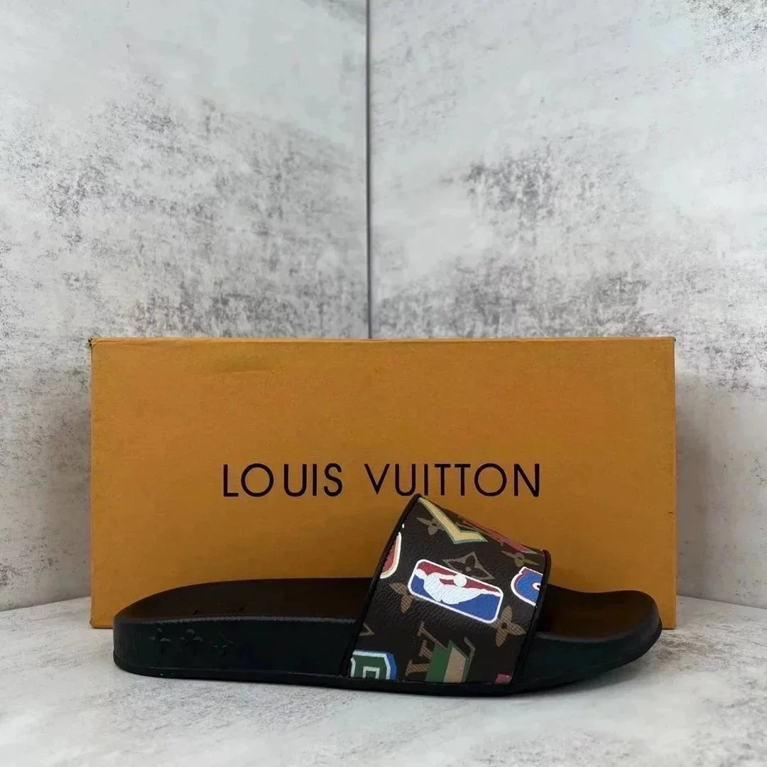 Louis Vuitton Slippers Embossed Monogram Slide — 27
