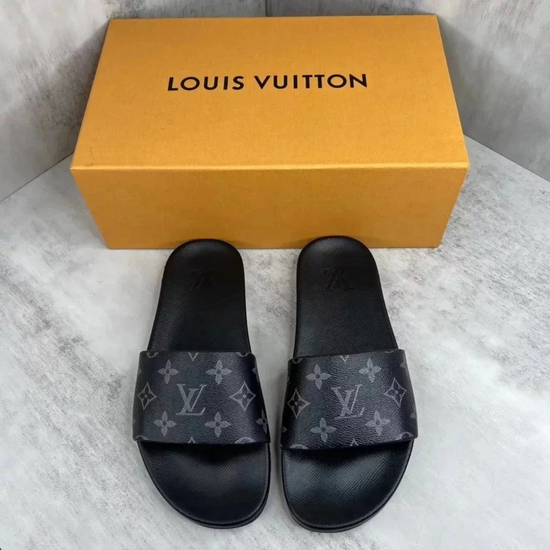 Louis Vuitton Slippers Embossed Monogram Slide — 31