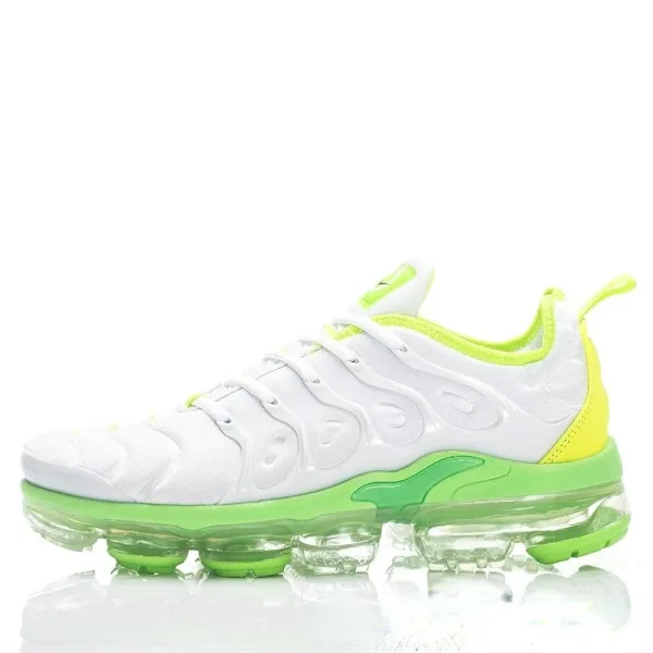 Nike Air VaporMax Plus White Lime Green Sneakers - 1
