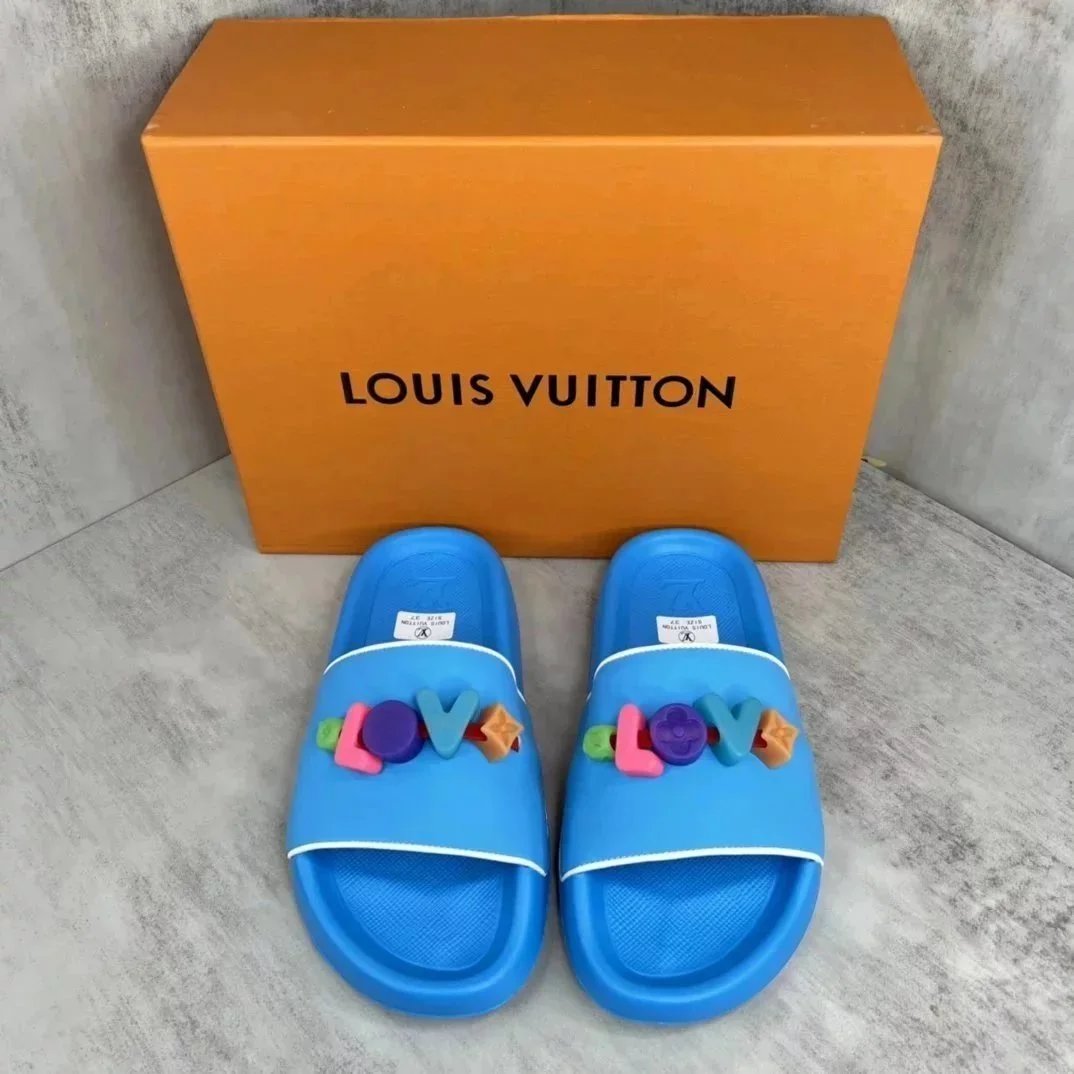 Louis Vuitton Slippers Embossed Monogram Slide — 14